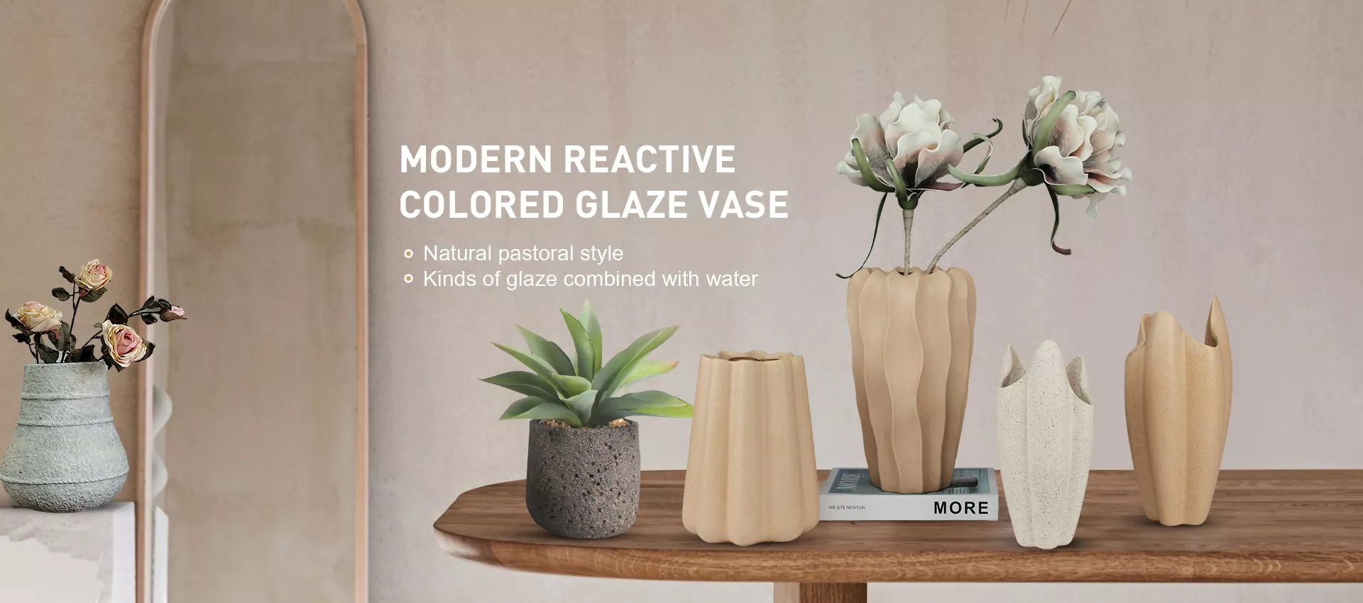 Dekoracyjny wazon ceramiczny