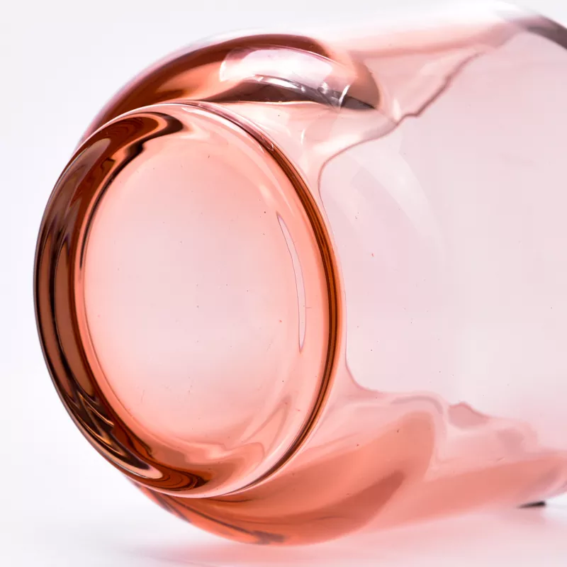 Świecznik ze szkła kolorowego