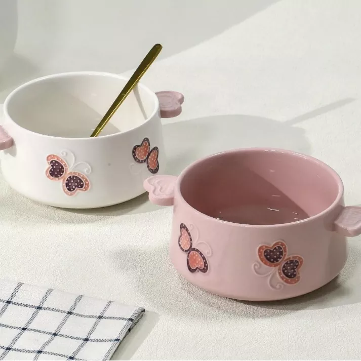 Zmywacza bezpieczna ręcznie malowana miska ceramiczna