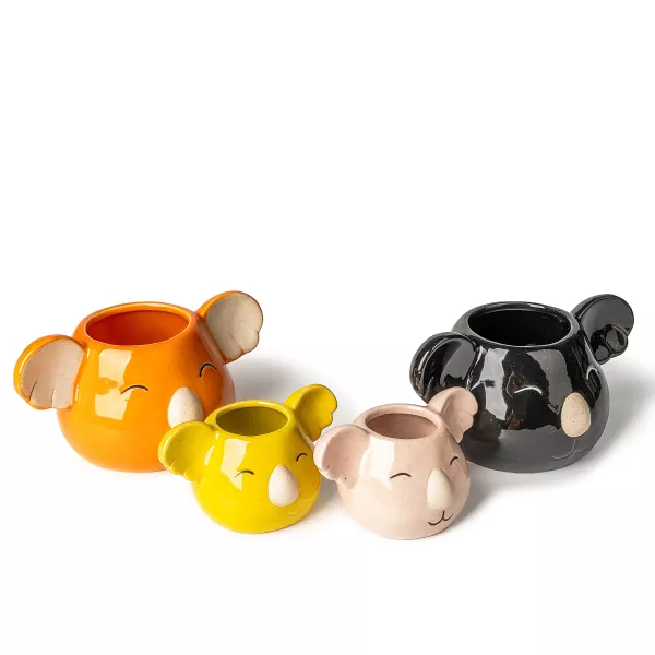 Ceramiczne świeczniki w kształcie koali