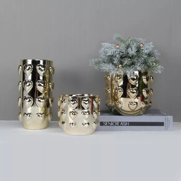 Czysty kolor dekoracyjny wazon ceramiczny