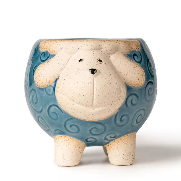 Ceramiczny świecznik w kształcie owcy