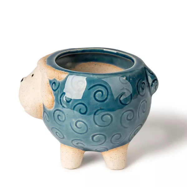 Ceramiczny świecznik w kształcie owcy